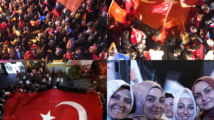 Güçlü Türkiye için, hep beraber Erdoğan dedik. #TürkiyeKazandı